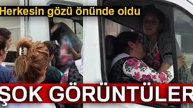 Hastane önünde şok görüntüler!