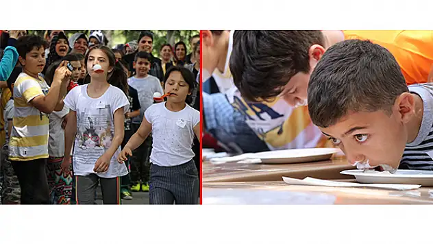 Hıdrellez'i çuval, yumurta ve yoğurt yarışı ile kutladılar