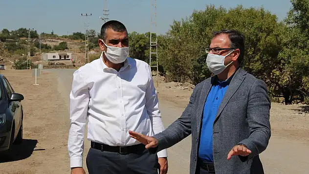 HİSARCIK-HACILAR YOLU ÇALIŞMALARI DEVAM EDİYOR