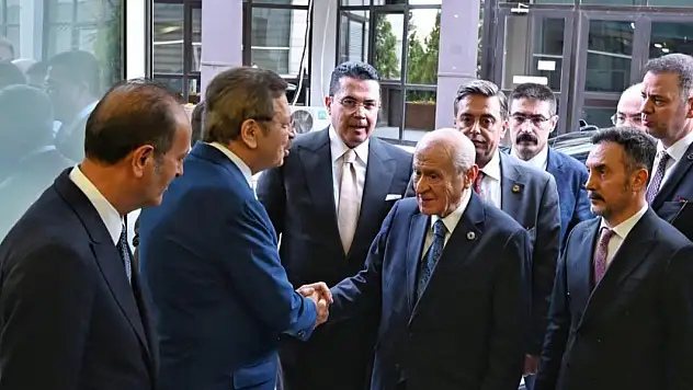 Hisarcıklıoğlu, Bahçeli ile bir araya geldi