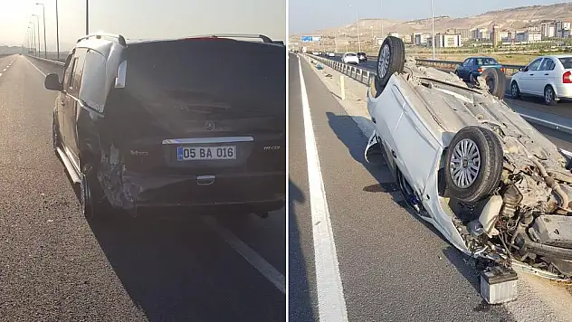 İki otomobil çarpıştı: 3 yaralı