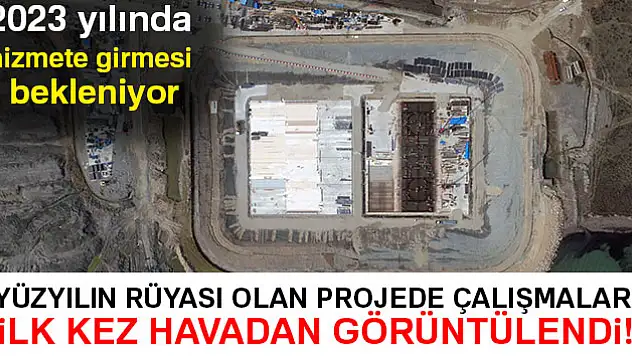İlk kez drone ile havadan görüntülendi