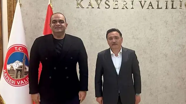 İş İnsanı Fatih Yücel'den Vali Gökmen Çiçek'e ziyaret