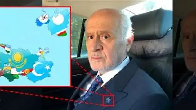 İŞTE MHP LİDERİ BAHÇELİ'NİN ÇOK KONUŞULAN ROZET DETAYI