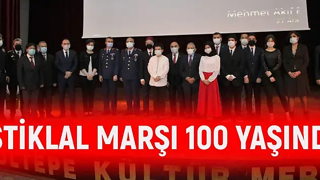 İSTİKLAL MARŞI'NIN 100. YILI KAYSERİ'DE KUTLANDI