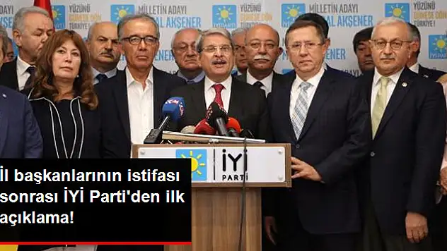İYİ Parti'den, İl Başkanlarının İstifası Sonrası Açıklama: Yerel Seçimlere Kadar Hazır Hale Geleceğiz