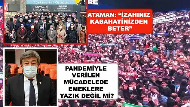 İYİ PARTİLİLER, AK PARTİLİLERE ATEŞ PÜSKÜRDÜ