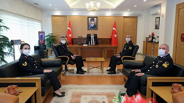 JANDARMA TEŞKİLATI'NDAN VALİ GÜNAYDIN'A ZİYARET