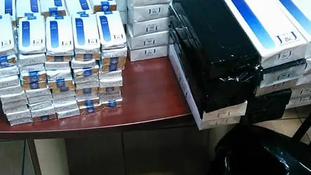 Kaçak sigara operasyonunda 5 kişi gözaltına alındı