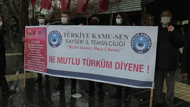 KAMU-SEN'DEN 'ANDIMIZ' KARARINA TEPKİ: 'TÜRK'ÜM DEMEYİ ENGELLEMEK TÜRK'Ü YOK ETMEZ'