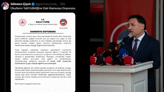 Kar tatiline tepki veren vatandaşa Vali Çiçek'ten yanıt: Yerimde olsan ne yapardın?