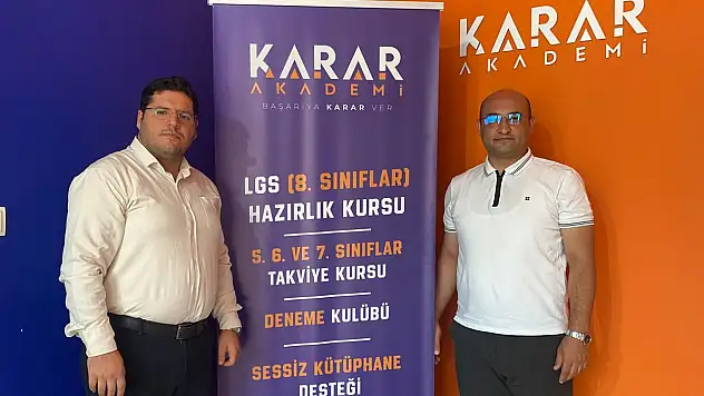 Karar Akademi öğrenci merkezli eğitim yaklaşımıyla Talas'ta hizmette