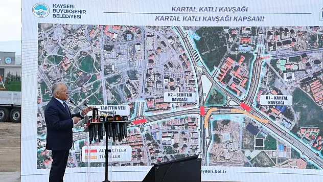 Kartal Katlı Kavşağı'nda çalışmalar hızlandı: Proje yüzde 17 seviyesine ulaştı