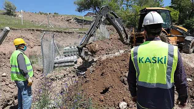 KASKİ, BÜNYAN'DA 3 MAHALLEYİ ATIKSULARDAN KURTARDI