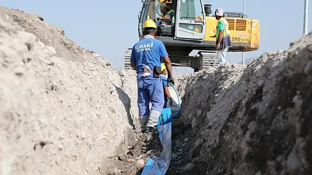 KASKİ'DEN SARIZ İLÇESİNE 3 MİLYON 258 BİN TL'LİK YATIRIM