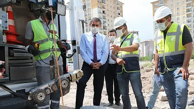 KASKİ'NİN ALTYAPI HATLARI 'GÖRÜNTÜLEME ROBOTU' İLE KONTROLDE
