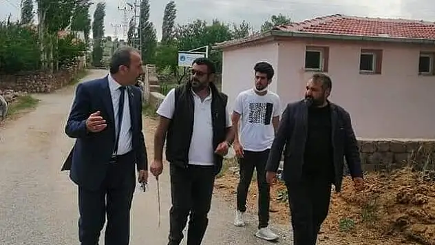 KAYMAKAM CEBECİ VE BAŞKAN ŞAHİN EKİNLİ MAHALLESİ'Nİ ZİYARET ETTİ