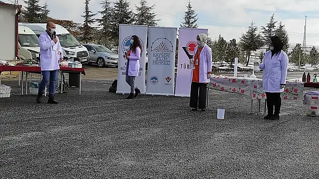 KAYSERİ BİLİM MERKEZİ, YOZGAT'TA ÖĞRENCİLERLE BULUŞTU