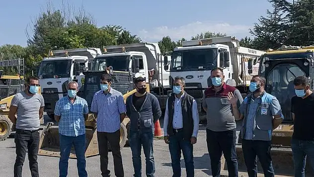 KAYSERİ BÜYÜKŞEHİR VE İLÇE BELEDİYELERİ, BOZKURT'TA YARALARI SARDI