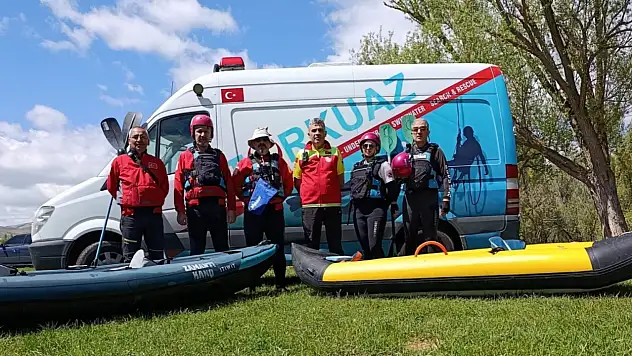 Kayseri'de 107. yıla 107 kilometrelik saygı yolculuğu