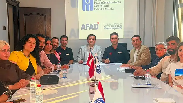 Kayseri'de afetlere karşı stratejik ortaklık
