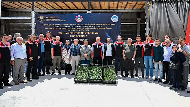 Kayseri'de çiftçilere 126 bin fide desteği