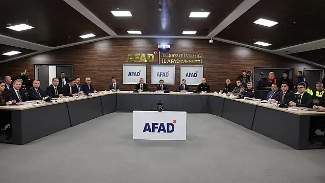 Kayseri'de kış tedbirleri masaya yatırıldı