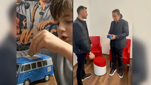 Kayseri'de minik Berat'tan 'büyük' davranış
