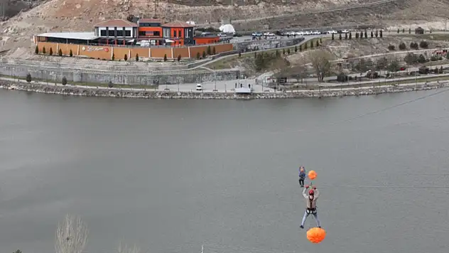 Kayseri'de yazın en heyecanlı aktivitesi: İncesu Marina Zipline