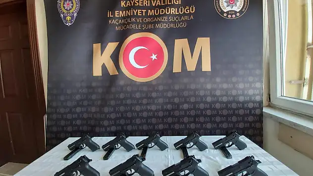 KAYSERİ EMNİYETİ SİLAH KAÇAKÇILARINA GEÇİT VERMİYOR