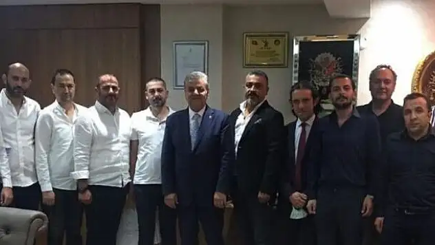 KAYSERİ GENÇ GİRİŞİMCİLER DERNEĞİ'NDEN MHP İL BAŞKANINA ZİYARET