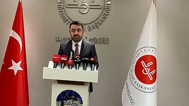 KAYSERİ İL MÜFTÜSÜ AYVAZ'DAN 'BERAT KANDİLİ' MESAJI
