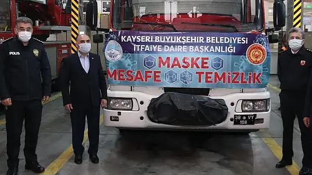 KAYSERİ İTFAİYESİ BİR YILDA 7 BİN VAKAYA MÜDAHALE ETTİ