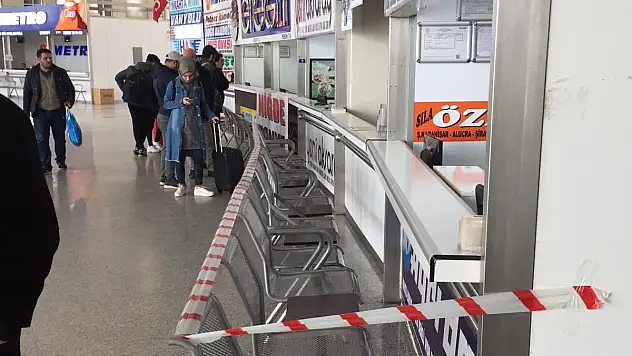 KAYSERİ OTOGARI'NDA SOSYAL MESAFEYE DİKKAT EDİLİYOR