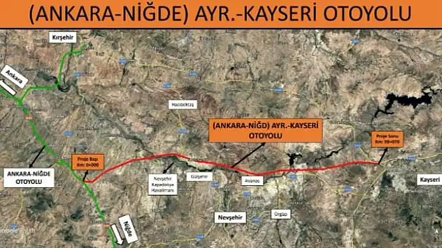 KAYSERİ OTOYOLU PROJESİNDE İLK ADIM ATILDI