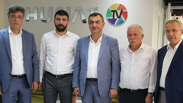 KAYSERİ SANAYİ ODASI HUNAT TV'YE ZİYARETTE BULUNDU
