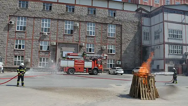 KAYSERİ ŞEKER'DE ACİL DURUM ve YANGIN TATBİKATI