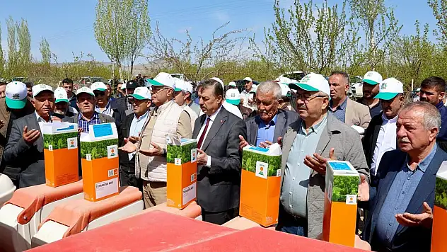 KAYSERİ ŞEKER'DE SEZONUN İLK TOHUMU TOPRAKLA BULUŞTU