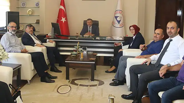 Kayseri Tabip Odası'ndan ERÜ Rektörü Çalış'a Ziyaret