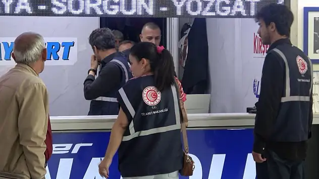 Kayseri Terminali'nde bayram öncesi fiyat denetimi