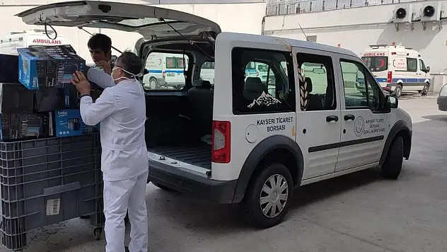 KAYSERİ TİCARET BORSASI'NDAN SAĞLIK ÇALIŞANLARINA TAM DESTEK
