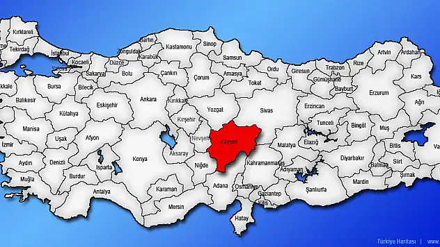 KAYSERİ'DE BİR İLÇE DAHA HARİTADA MAVİYE ULAŞTI