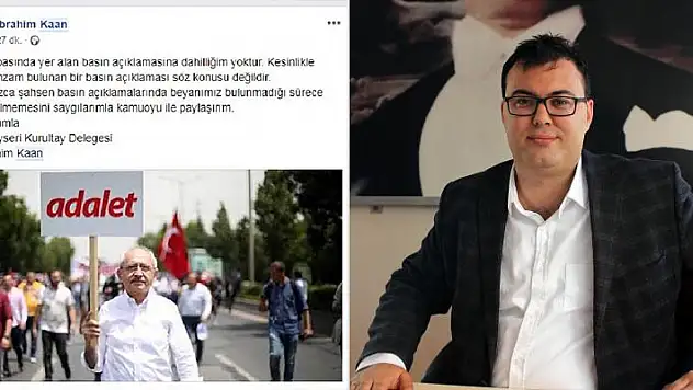 Kayseri'de CHP'li delege Kaan: Kurultay çağrısına imza atmadım