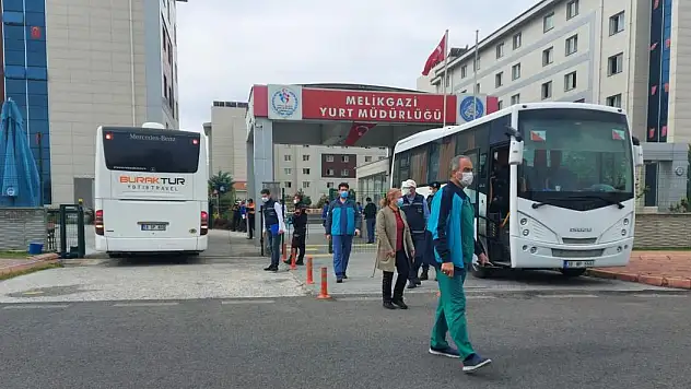 KAYSERİ'DE KARANTİNA SÜRESİ BİTEN 32 KİŞİ TAHLİYE EDİLDİ