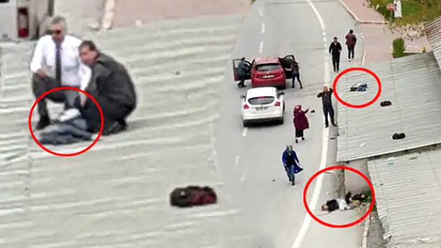 Kayseri'de Korkunç Kaza! Otomobilin Çarptığı Küçük Çocuk Çatıya Uçtu