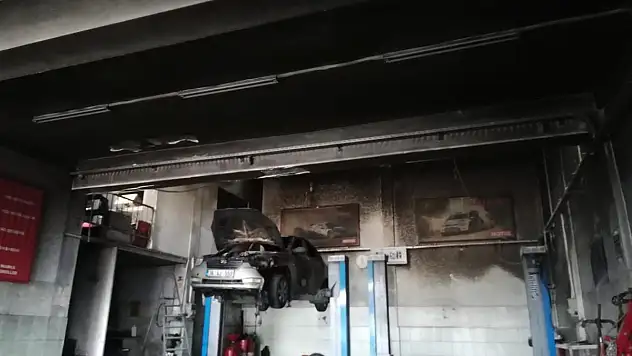 KAYSERİ'DE KORKUTAN YANGIN