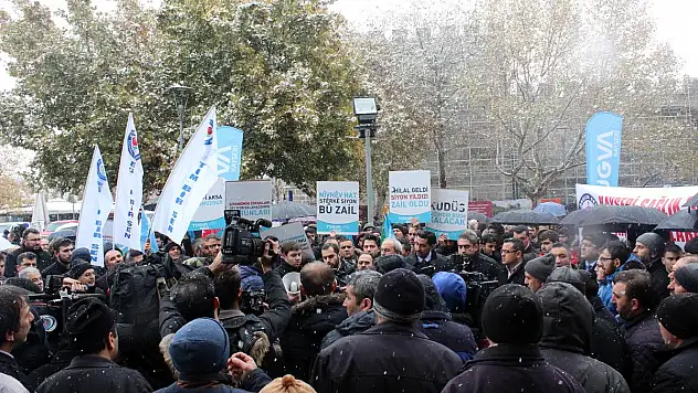 Kayseri'de Kudüs eylemi