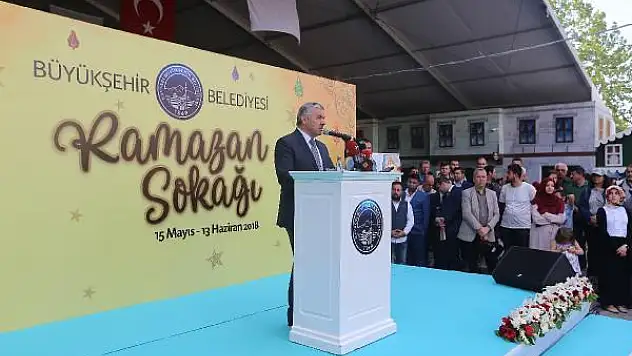 Kayseri'de ramazan sokağı