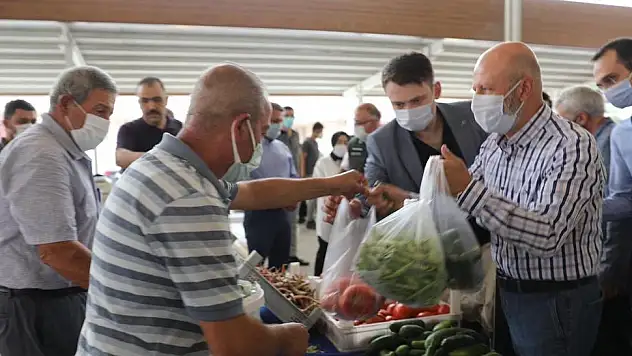 KAYSERİ'DE TEK, TÜRKİYE'YE ÖRNEK OLAN YÜZDE 100 EKOLOJİK PAZAR AÇILDI