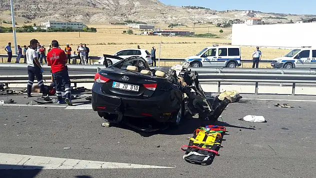 Kayseri'de trafik kazası: 4 ölü